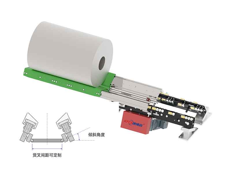 卷料V型伸缩货叉